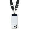 Uniwersalna smycz Karl Lagerfeld         Universal Strap Tether Patch Choupette Metal Logo czarny